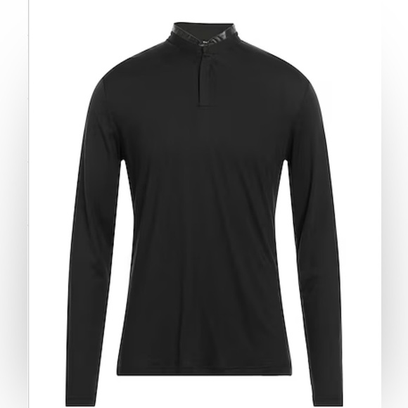 The Kooples Wool T Shirt with Tunisian neckline & stand up collar Sz. XL - Picture 1 of 7